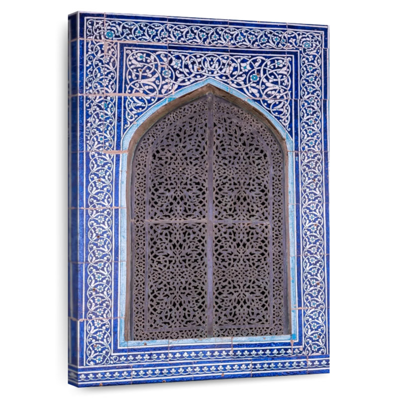 Lilie Ornate Tiled Window, 36" H x 24" W