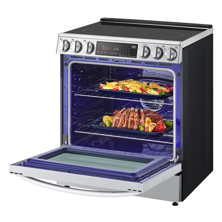 LG 6.3 cu. ft. Smart Induction Slide-in Range with InstaView, ProBake Convection, Air Fry, and Air Sous Vide