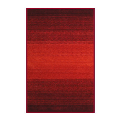 Tapis contemporain rouge