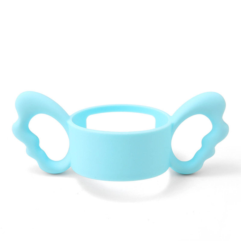 Accessoire de poignée de bouteille de lait et de gel de silice de plus de 6 cm de large, Bleu
