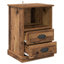 43cm W Manufactured Wood Bedside Table-345865457