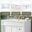 Meuble-lavabo moderne de 30 pouces avec structure en bois massif, panneau de fibres à densité moyenne, conception à fermeture en douceur, tablette réglable en forme de U et lavabo en céramique pour un rangement élégant-1114359235-1114359232