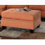 Canapé modulaire réversible moderne 3 pièces avec méridienne et pouf capitonné en tissu de lin-920152478