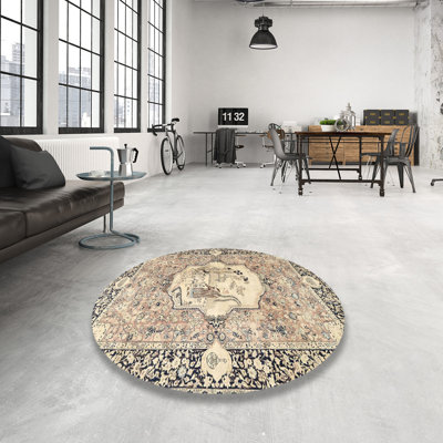 Tapis traditionnel rouge / brun / noir