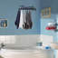 Porte-serviettes robuste à 6 crochets au-dessus de la porte, idéal pour la chambre à coucher, la salle de bain et la cuisine-113056098