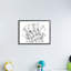 Happy Happy Elephant Family, cœur bleu, bébés animaux - impression-66797765-66797766