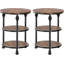45.9cm W Solid Wood Bedside Table