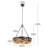 6-Light Hanging Pendant Light Modern Crystal Chandelier