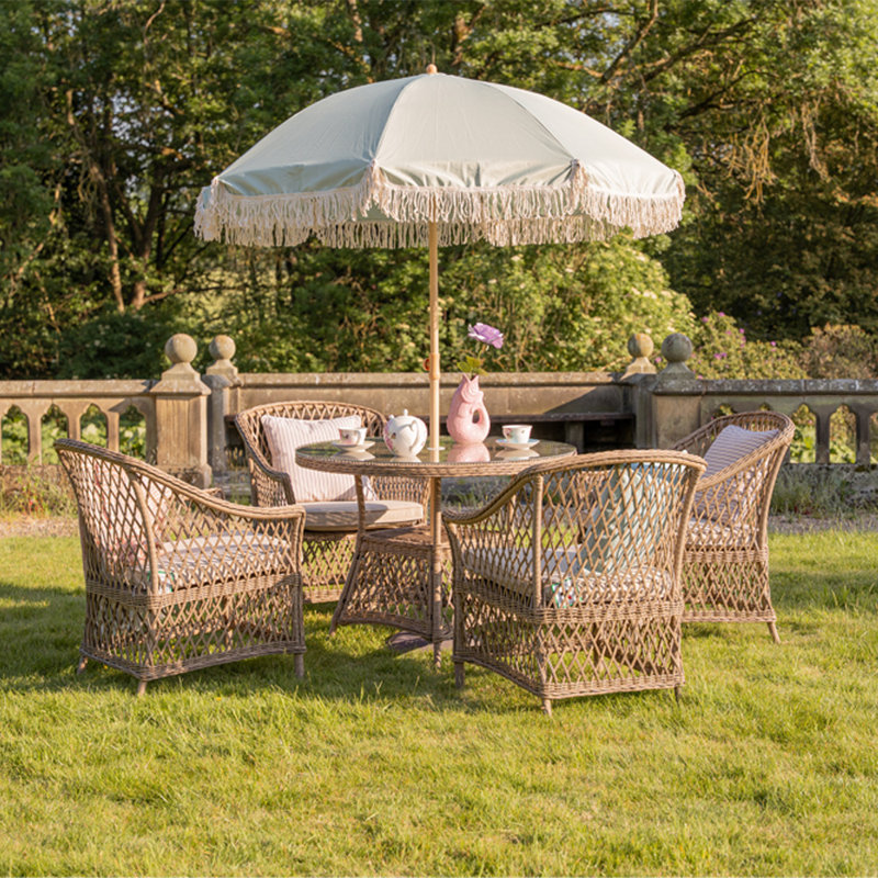 Bletcher Collection 4 Seater Sets With Round Table