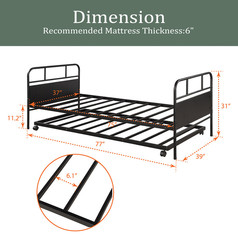 Krisean Metal Daybed