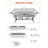 2-Pan Stainless Steel Rectangle Chafing Dish