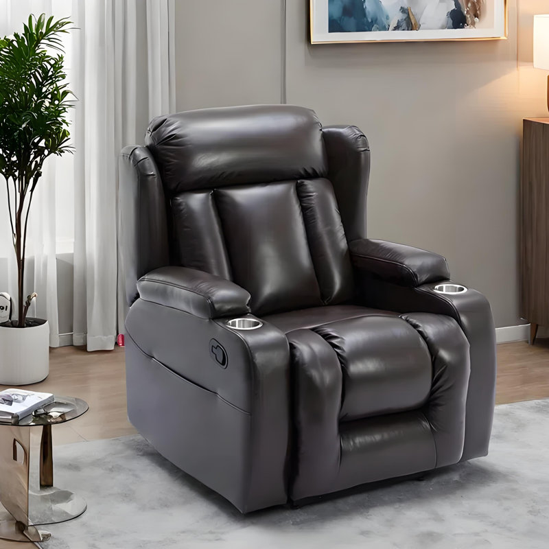 Phillipsburg, Dark Brown Faux Leather