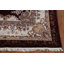 Tapis floral rouge bordeaux Aubusson 7 x 10