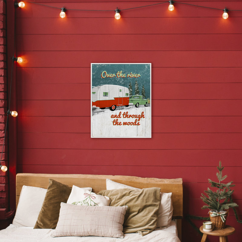 Rustic Christmas Road Trip, estampe numérique, conception de Jilly Jack Designs, H 30 po x l 24 po