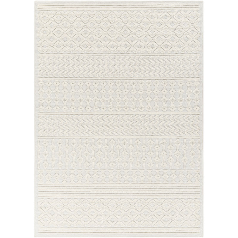 Anestassia Washable Geometric Indoor Rug, Rectangle 2' x 2'10"