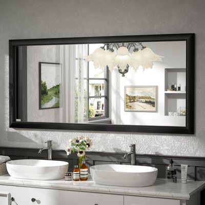 Amara Tempered Glass Mounted Wall Mirror