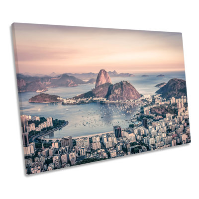 Rio De Janeiro City Brazil - Wrapped Canvas Art Prints