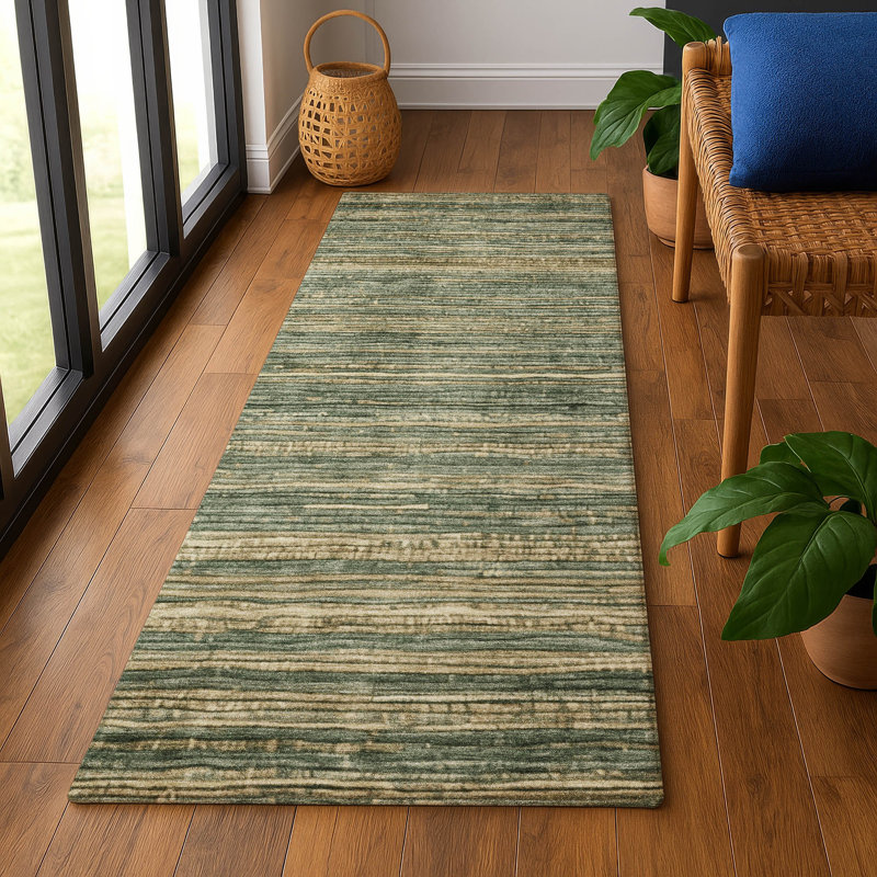 Tapis lavable à la machine de qualité supérieure Mayfield AMF1846, Tapis de couloir 2 pi 3 po x 7 pi 6 po