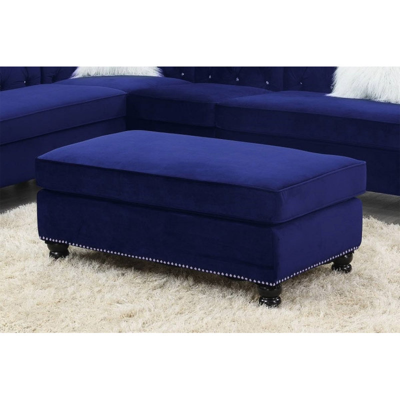 Repose-pieds Tiburcio, Bleu