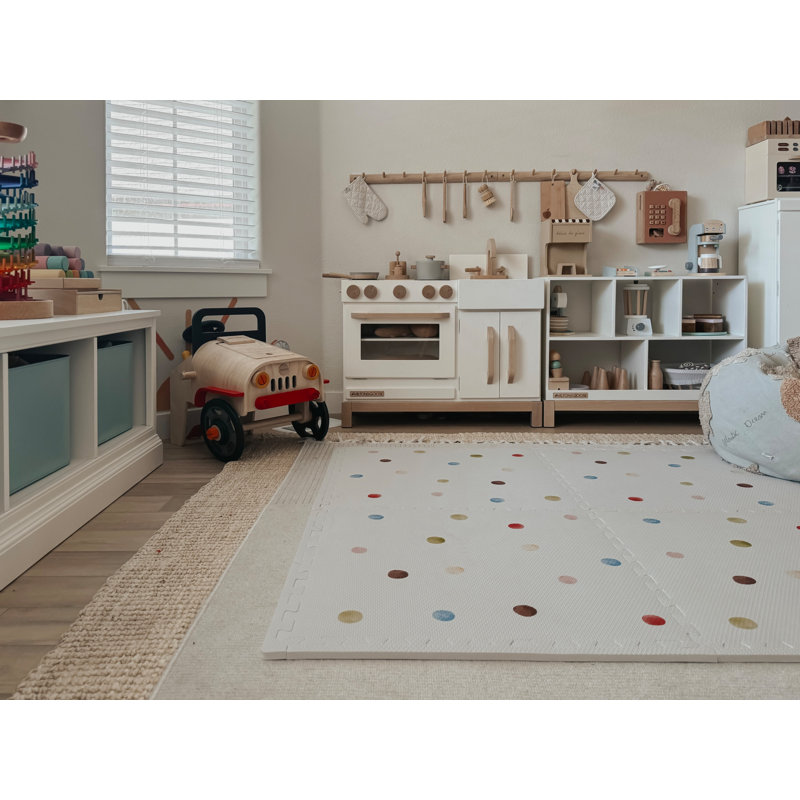 Tapis de jeu pour bébé Graco, tapis de puzzle en mousse (pois)