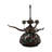 16.5" High Dragonfly Cut Agata Table Lamp
