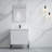 Leonhardine 30'' Single Bathroom Vanity with Ceramic Top-786081640-786047176