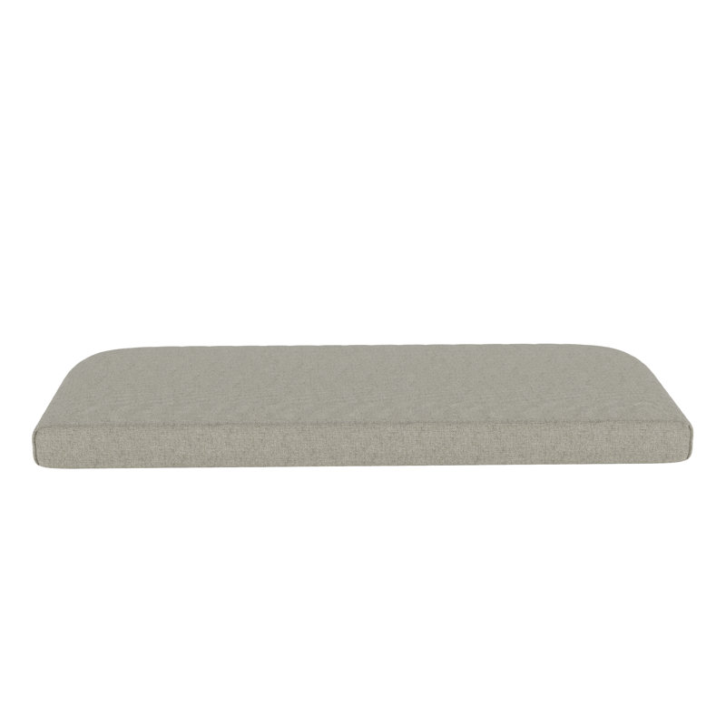 Sunbrella® Outdoor 3'' Bench Cushion, Spectrum Dove Sunbrella® Plainweave