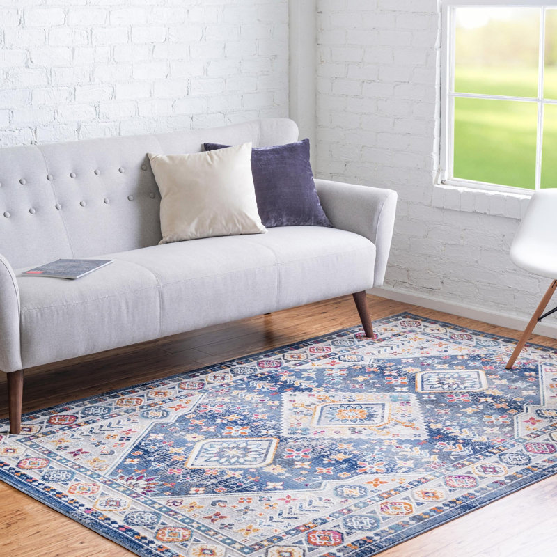 Oriental Indoor Rug, Rectangle 4'1" x 5'11"