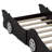 Twin Size Race Car-Shaped Platform Bed-1380741617
