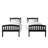 Jeeven Kids Twin Over Twin Bunk Bed-1428380880