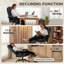 HOMCOM High-Back Executive Home Office Chair with 360 Degree Swivel-1142397566