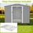 Metal Storage Shed-119330707-119330708