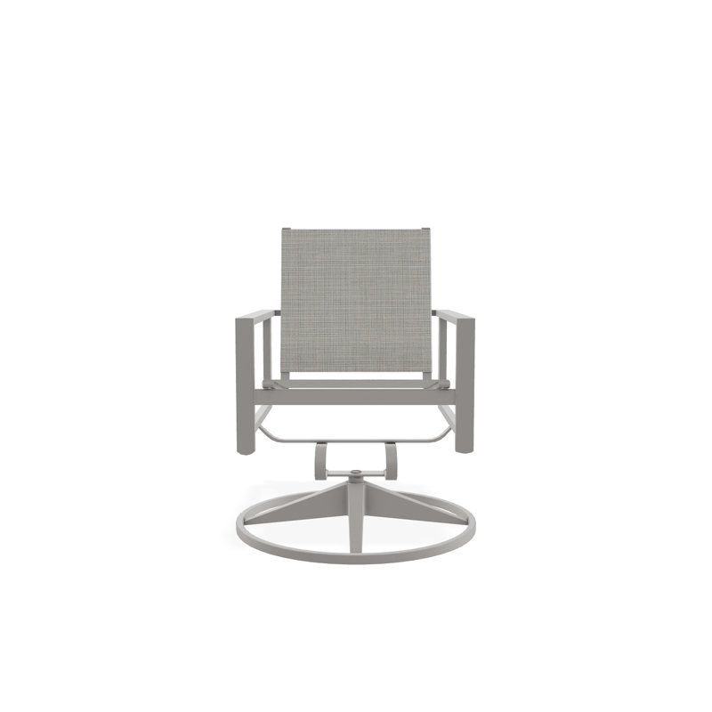 Tribeca Sling Swivel Rocker, Warm Gray, Deacon