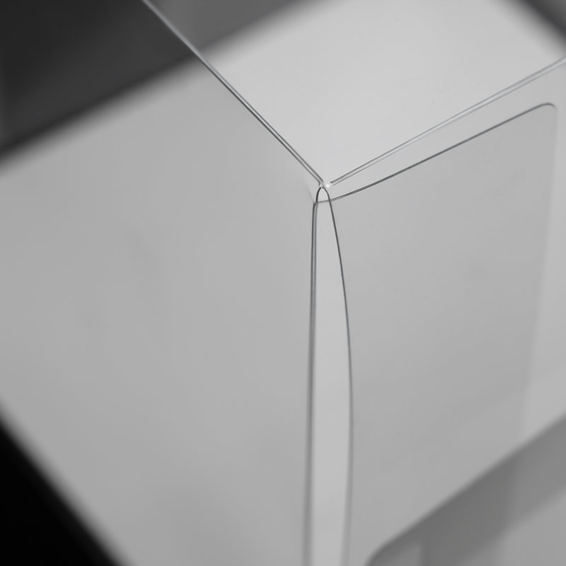 Boîtes à gâteaux carrées transparentes avec poignée 50 pièces