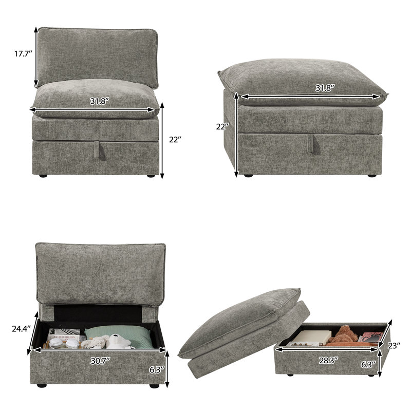 Espresso C Box, Chenille noir
