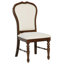 Ensemble de 2 chaises d'appoint de salle à manger traditionnelles