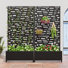 Metal Planter Box with Trellis with Wheels
