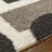 Rectangle Hrusto Machine Woven Polyester Area Rug in Gray/White-658262840