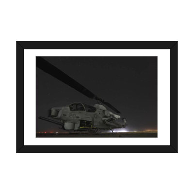 «A US Marine Corps Ah-1W Cobra Attack Helopter», reproduction d'impression sur toile