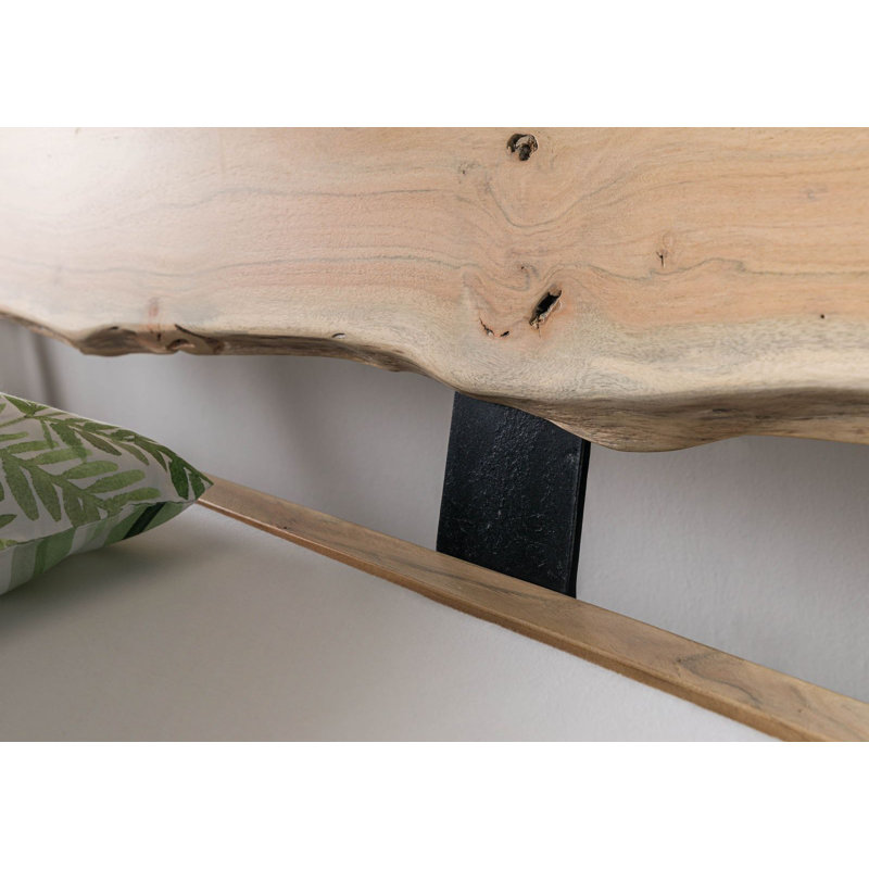 Pure Acacia Solid Wood Bed, Super King (6')