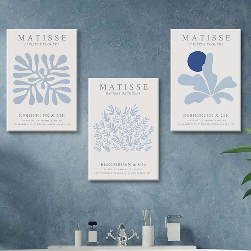 3 Piece Wrapped Canvas Print, 40 cm H x 30 cm W