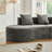 Sectional Sofa, Modern Curved 5-Seater Velvet Couch for Living Room Apartment, Easy Assembly | Velvet | Slate Gray-1594857025