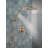 Rain Shower Head, 10 Inch Metal Large Rainfall Shower Head 1.75 GPM Brushed Gold-121679781-121679776