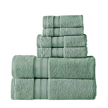 Hammel Amadeus Luxury 6 Piece Turkish Cotton Towel Set Eider & Ivory Color: Gray