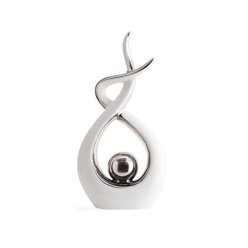 Demetrianna Statue, Silver/White