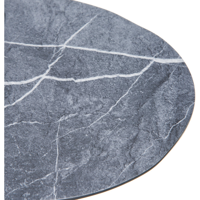 Melamine Rimless Plate 9", Cement, 12 Pack, Stone