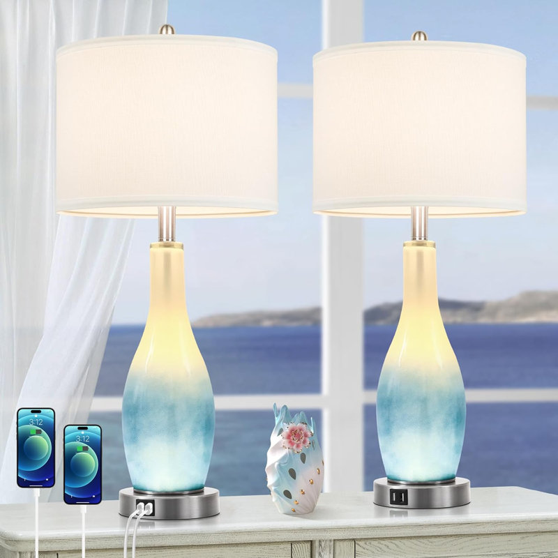 Glass Desk Lamp