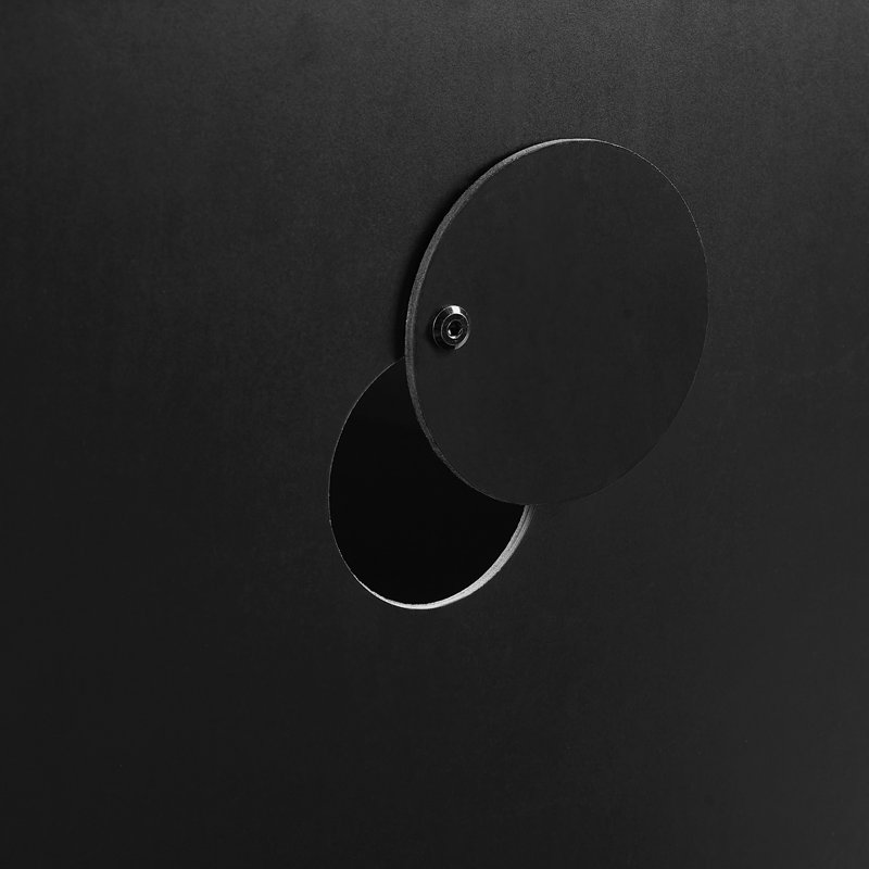 Console à dossiers roulants Carlo, Noir