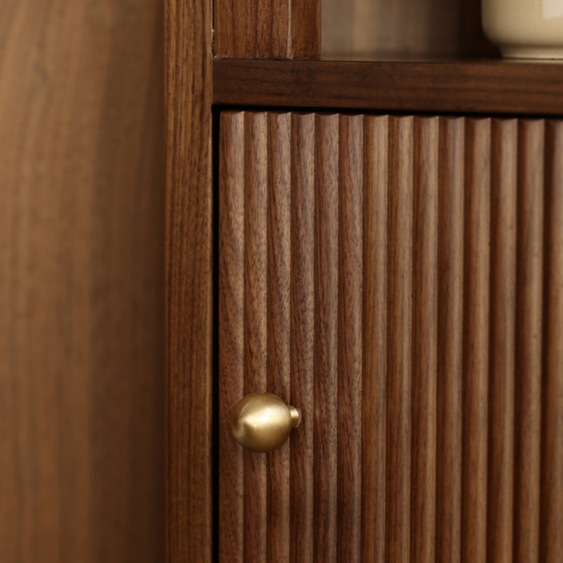 Retro-Style Triangular Sideboard