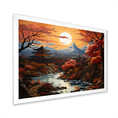 Balasa Asian Art Kyoto Autumn II, reproduction d'art sur toile